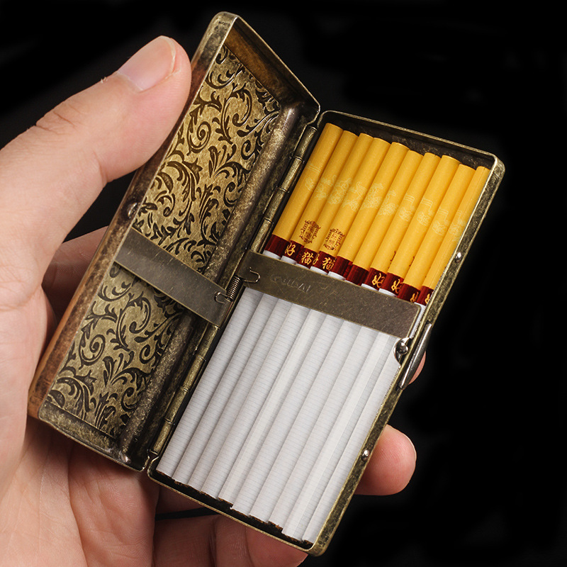 Slim Embossed Cigarette Case 2 - Smoking & Vaping Accessories review and price