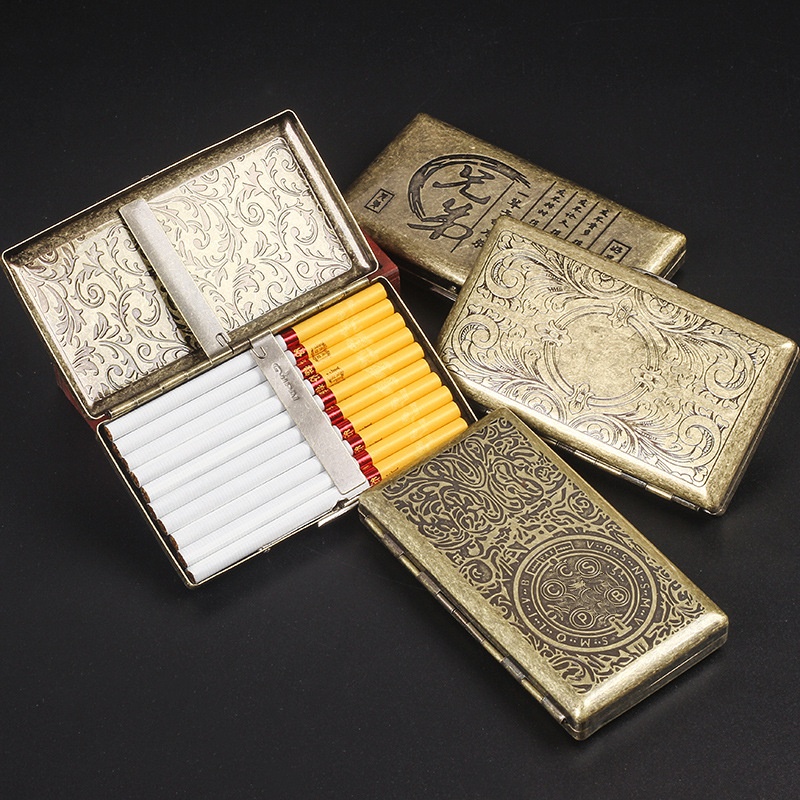 Slim Embossed Cigarette Case 2 - Smoking & Vaping Accessories review and price